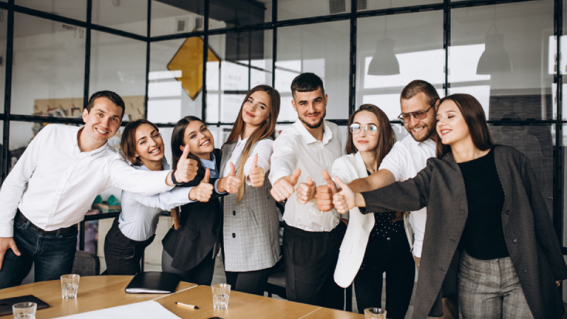 Workplace culture development through positive team collaboration